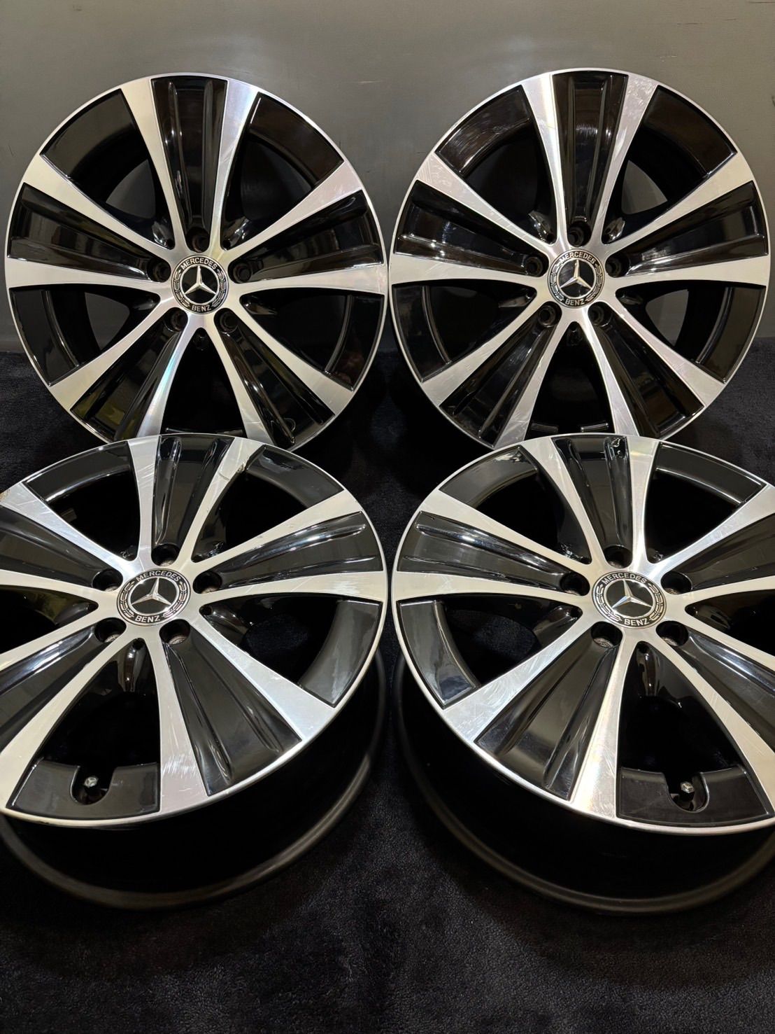 ☆ベンツ W213 Eクラス 純正 18インチ 8J +43 112 5H アルミホイール 4
