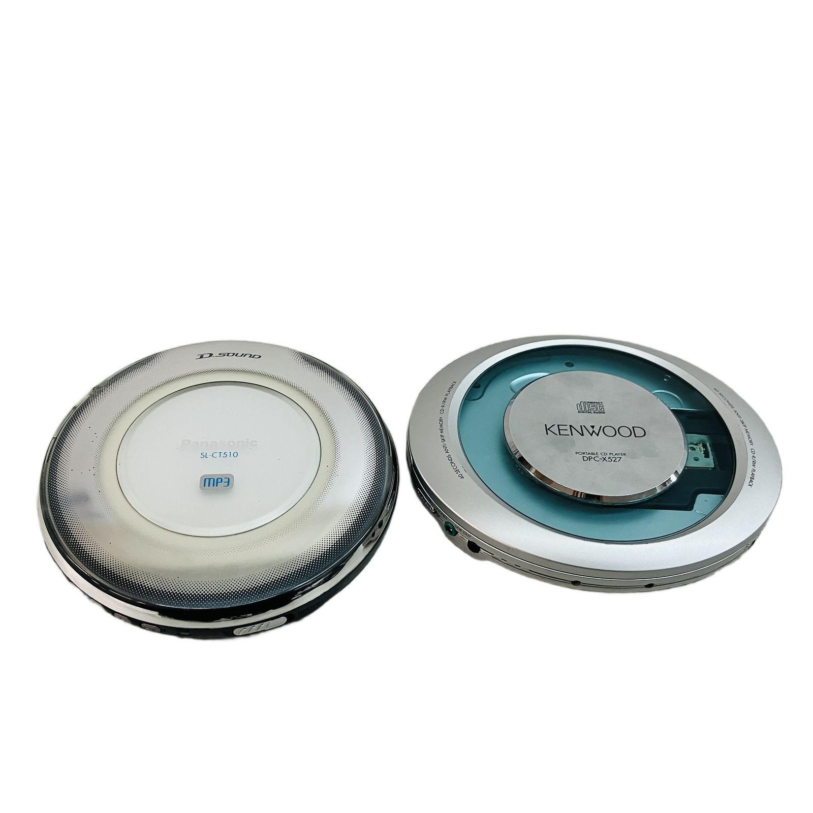 KENWOOD Panasonic SONY CD ポータブル カセットウォークマン おまとめ 4点 SL CT 510 DPC X 527 WM EX 621 MZ E 平成 レトロ