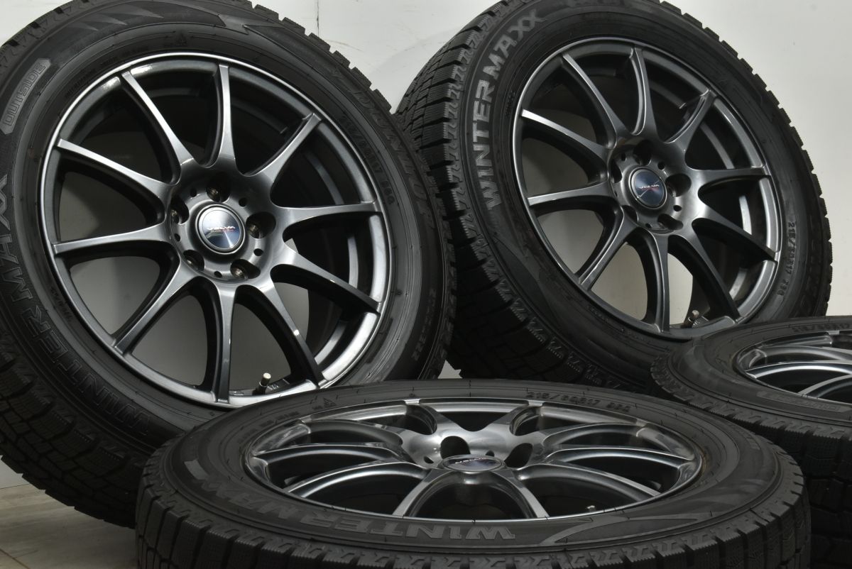 バリ溝 VELVA 17 in 7 J 48 PCD 114 3 ウィンターマックスWM 02 215 60 R UX C HR カローラクロス WR V ヴェゼル SKフォレスター