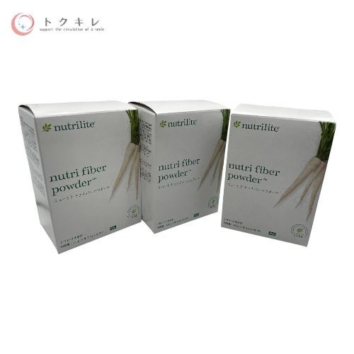 トクキレ アムウェイ ニュートリ ファイバー パウダー 4.5 g×30本 3点セット 食物繊維