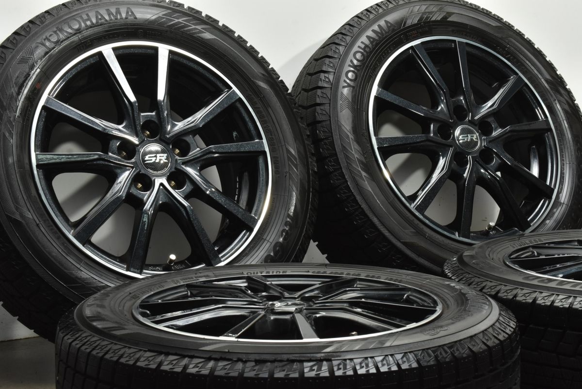 SR 15 in 6 J 45 PCD 100 ヨコハマ アイスガードiG 60 185 65 R 20 30 プリウス 10シエンタ アリオン プレミオ 室内保管