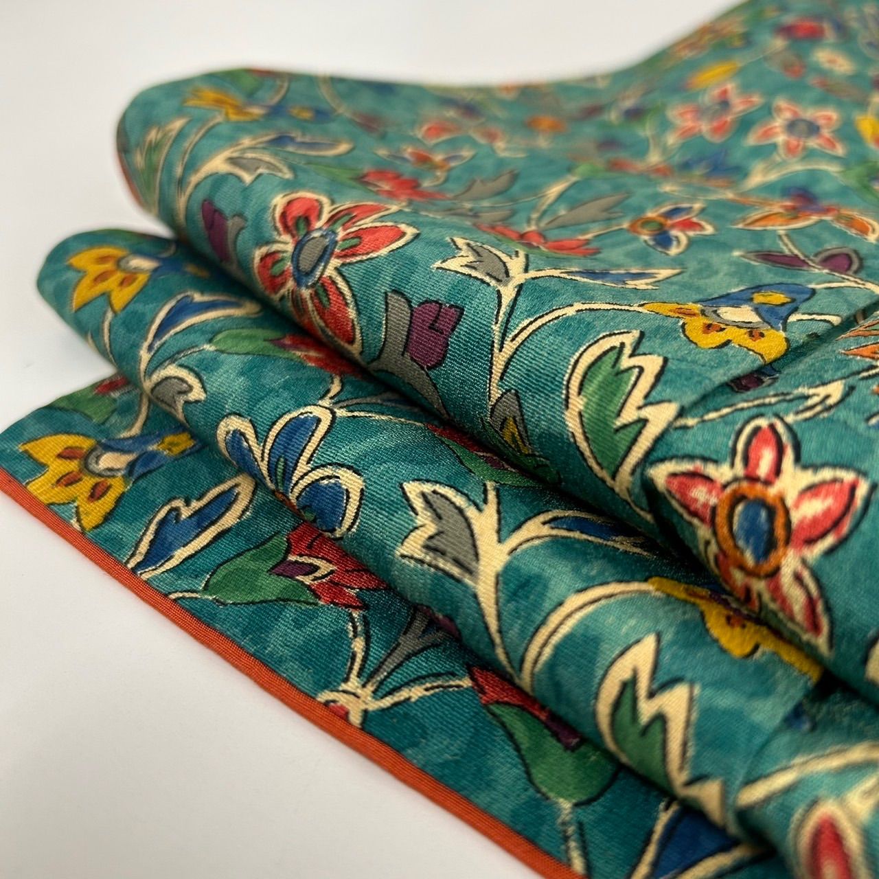 正絹　お稽古着専用 小紋 裄67 更紗模様 素敵な染め 正絹 着物 MK-2261 - メルカリ