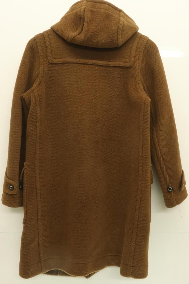 レディースダッフルコート 34 ダッフルコート 茶 ブラウン 無地