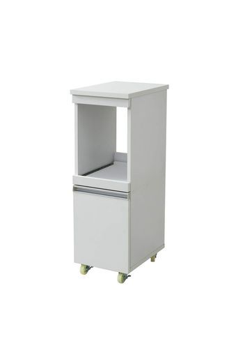 JKプランキッチン隙間収納幅30高さ90奥行40家電ラック食器棚スリムラックFKC 0004 WHホワイト