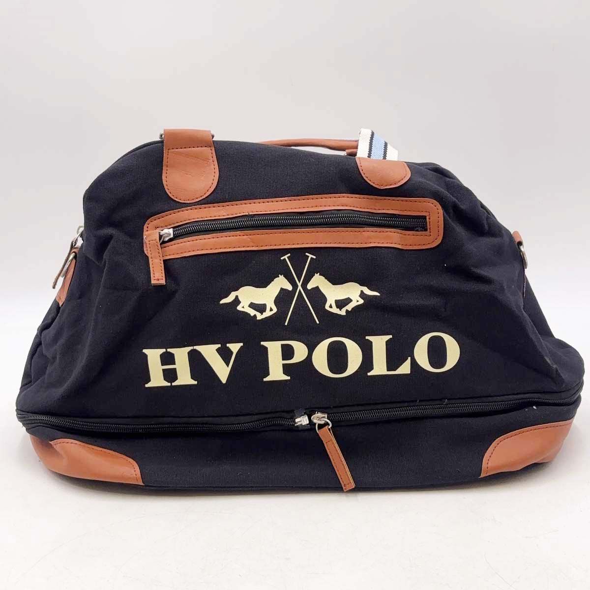 HV POLO キャンバスバッグ San Rafael Canvas Bag ブラック 乗馬 馬術
