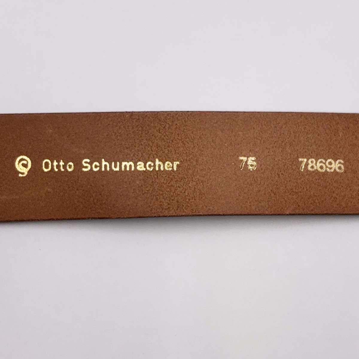 Otto Schumacher オットーシューマッハ 乗馬 レザーベルト 75 ブルー