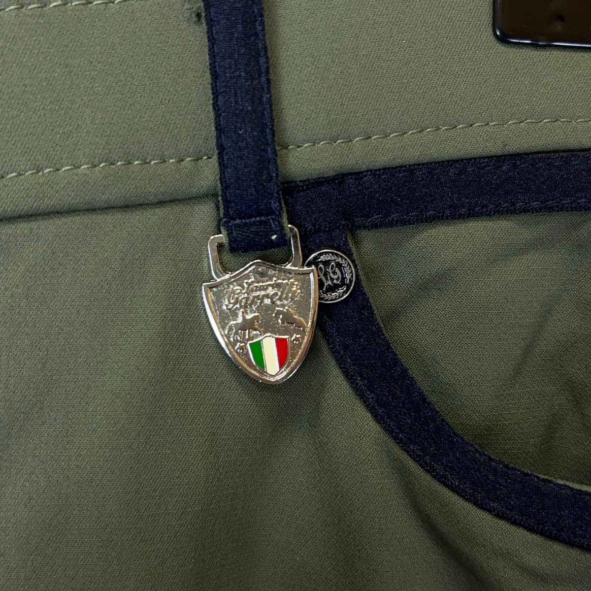 HKM Lauria Garrelli ローリア ギャレリィ キュロット パンツ フルシート D 20 グリーン レディース 乗馬ズボン 馬術