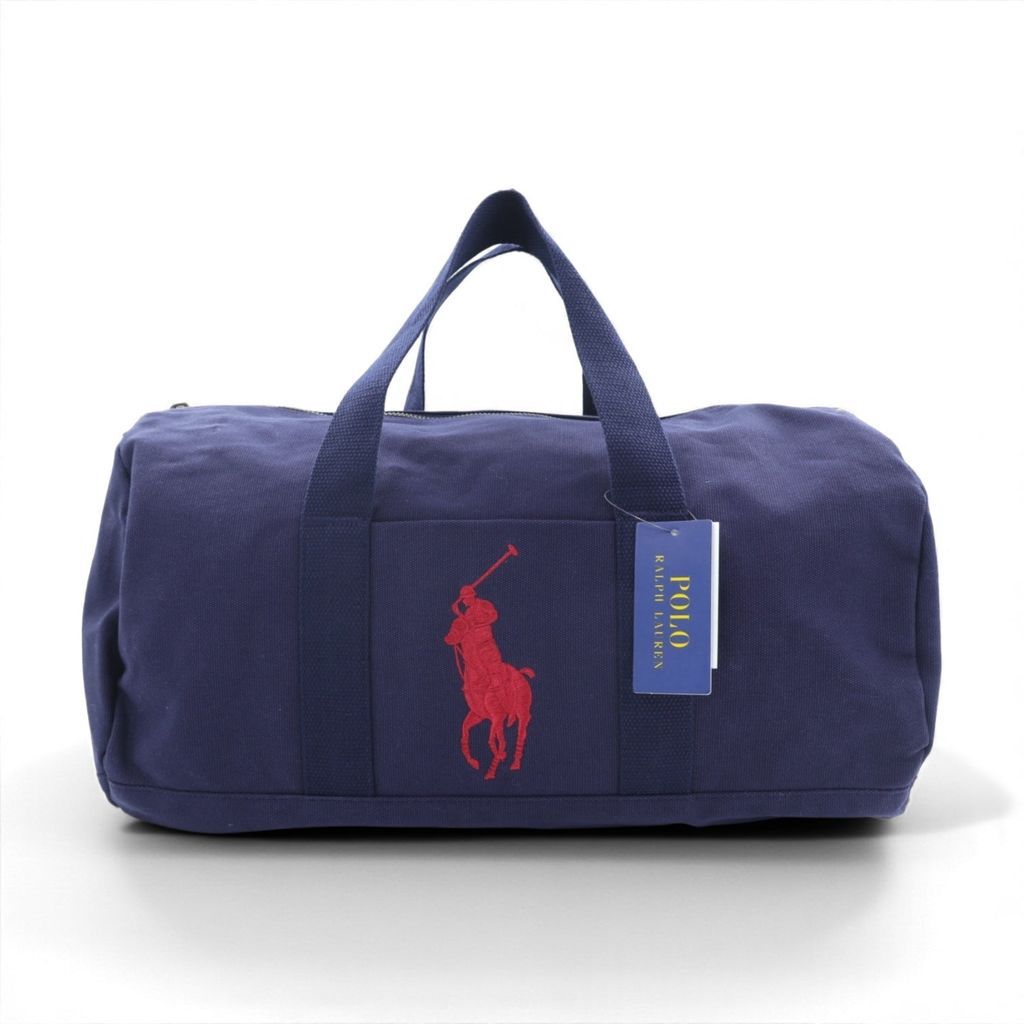 Polo Ralph Lauren ビッグポニー刺繍 ボストンバッグ ネイビー NEWPORT