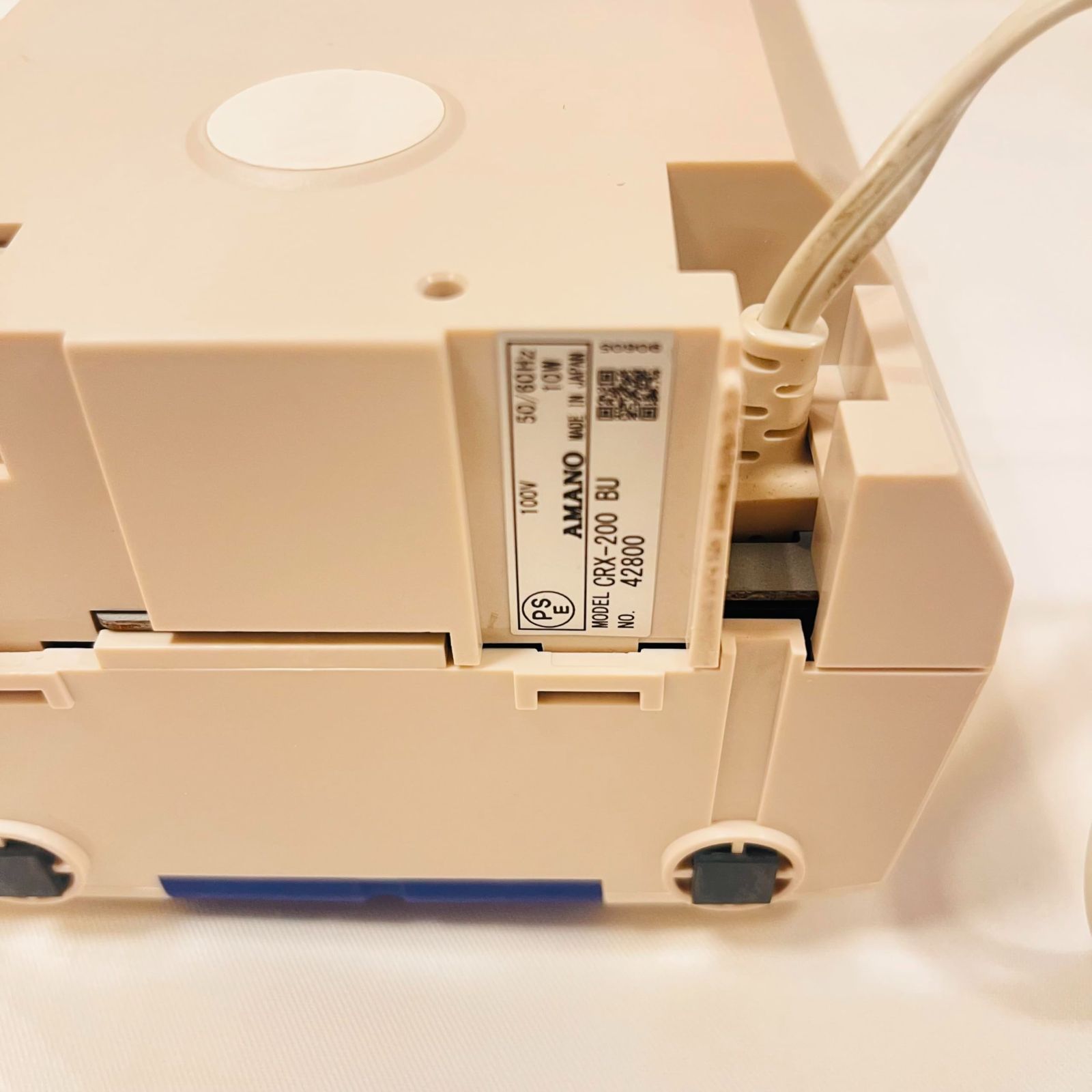 アマノ タイムカード タイムレコーダーCRX-200-BU No2882 - メルカリ