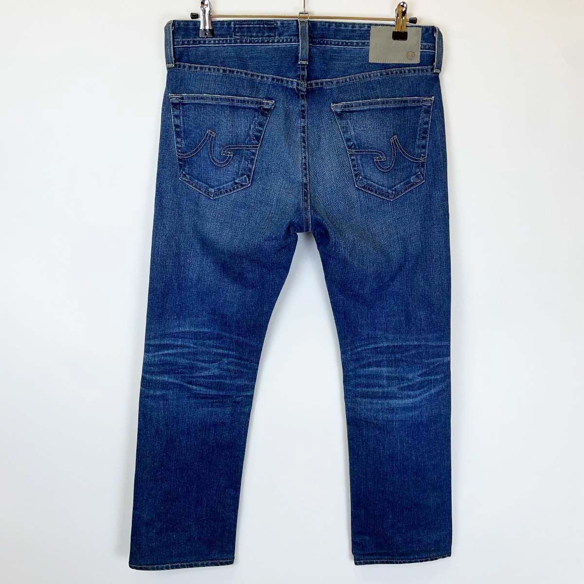 AG-ED DENIM エイジド MATCHBOX デニムパンツ ストレッチ 31 ダメージ 