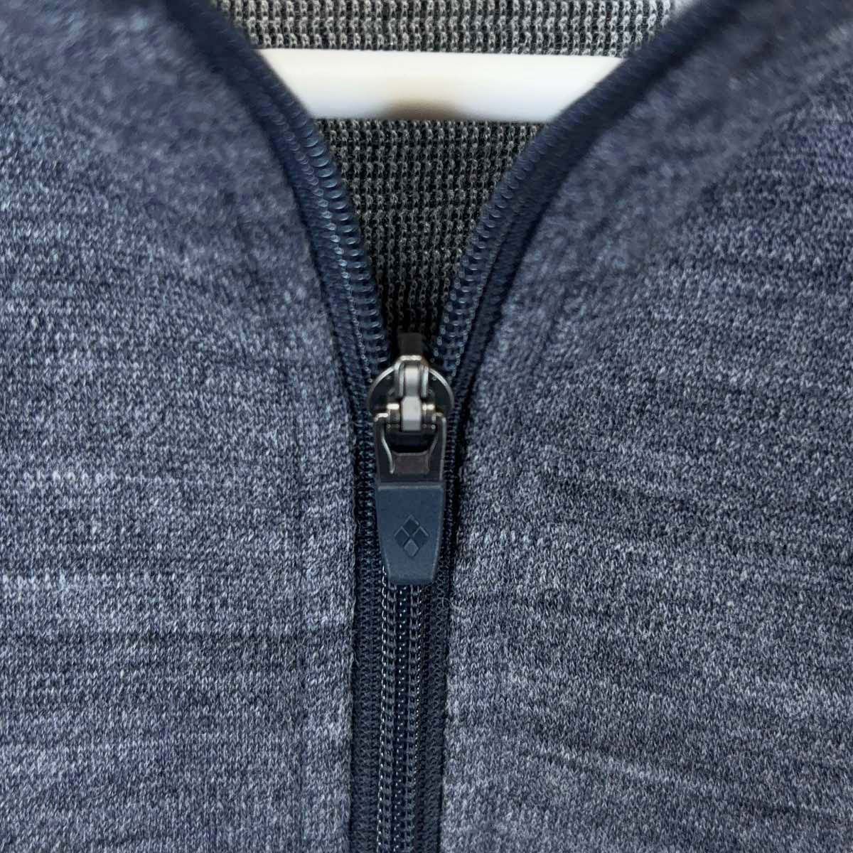 モンベル メリノウール プラスアクション ジップネック M グレー 1114440 レディース mont bell