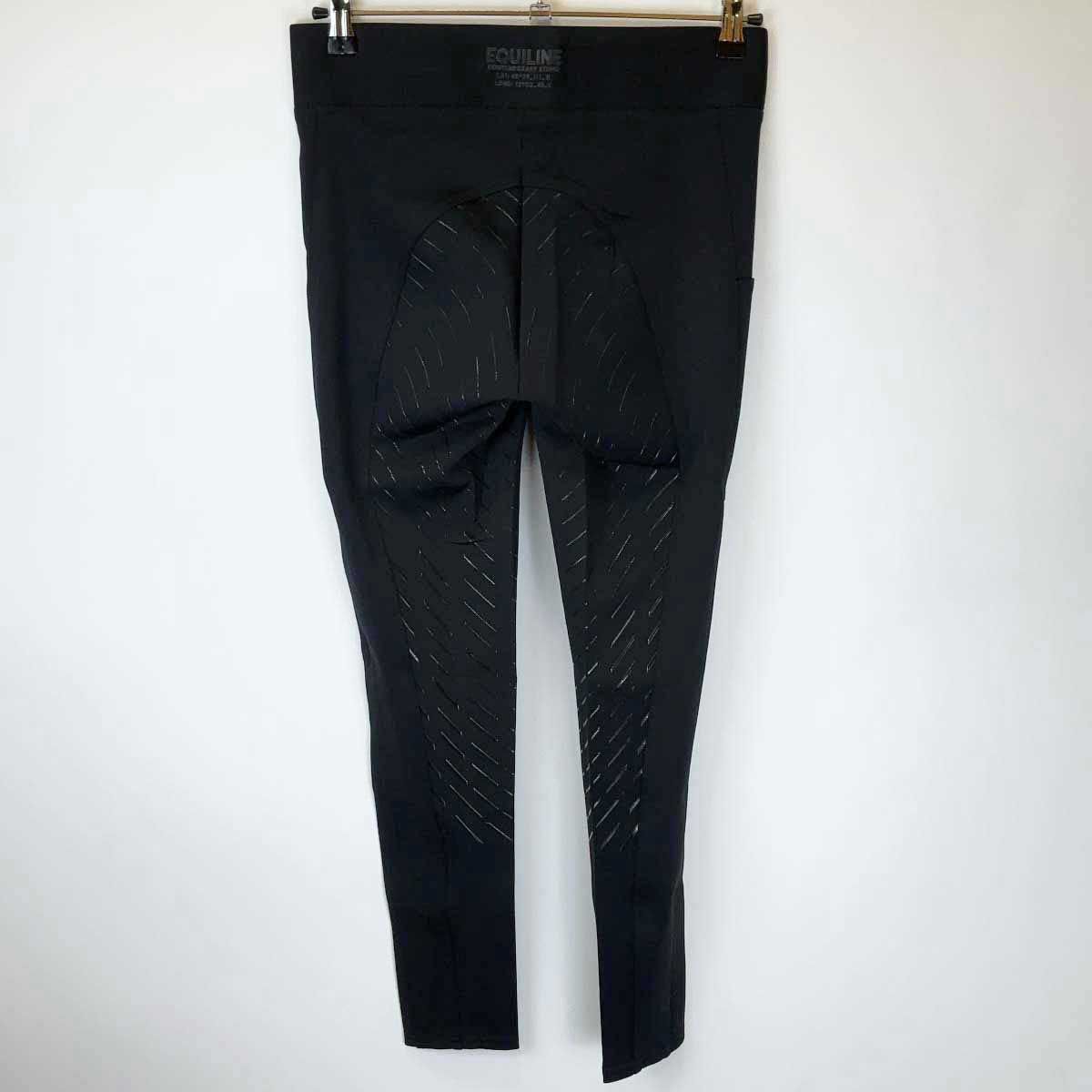 エクイライン レギンス フルグリップ M ブラック N 08968 レディース 乗馬 馬術
