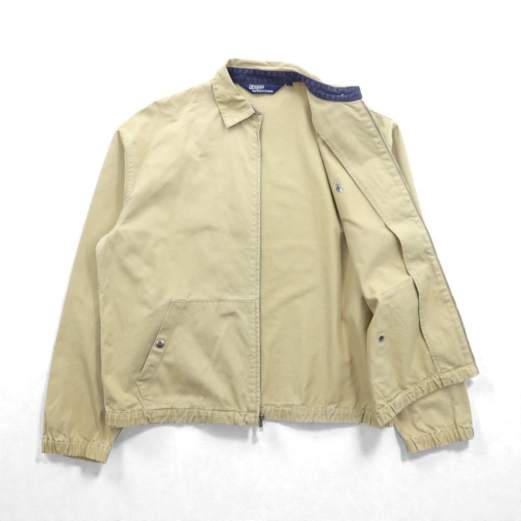 Polo Ralph Lauren ハリントンジャケット ベージュ L 90s 90s polo by RalphLauren ハリントンジャケット ベージュL Polo Ralph