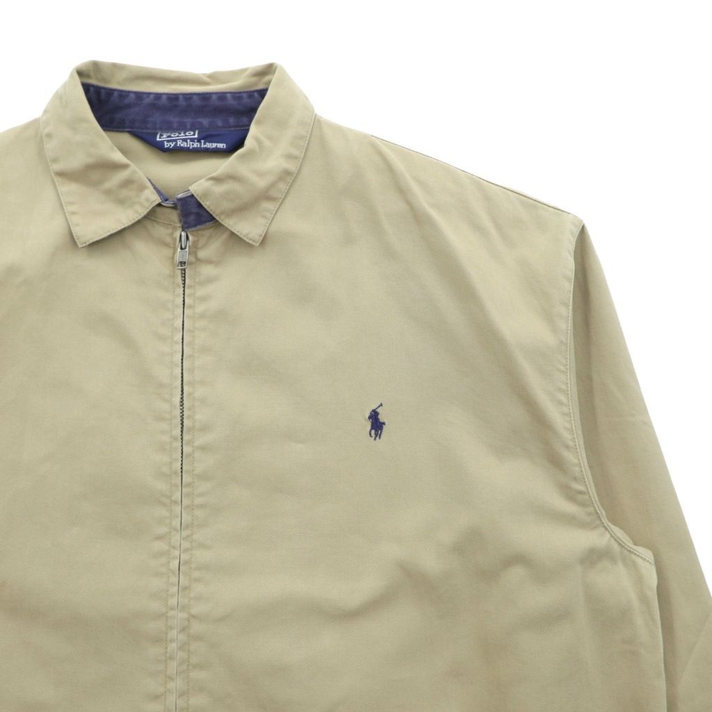 90s polo by RalphLauren ハリントンジャケット ベージュL 90s polo by RalphLauren ハリントンジャケット ベージュL Polo Ralph