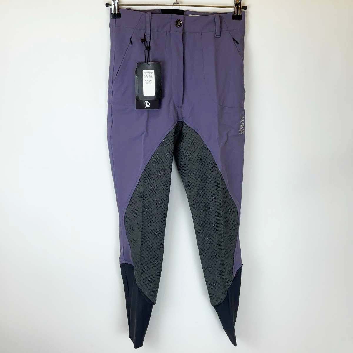 Accademia Italiana アカデミアイタリアーナ キュロット パンツ パワーグリップ W-VICTORY 42 ラベンダー レディース 乗馬ズボン 馬術