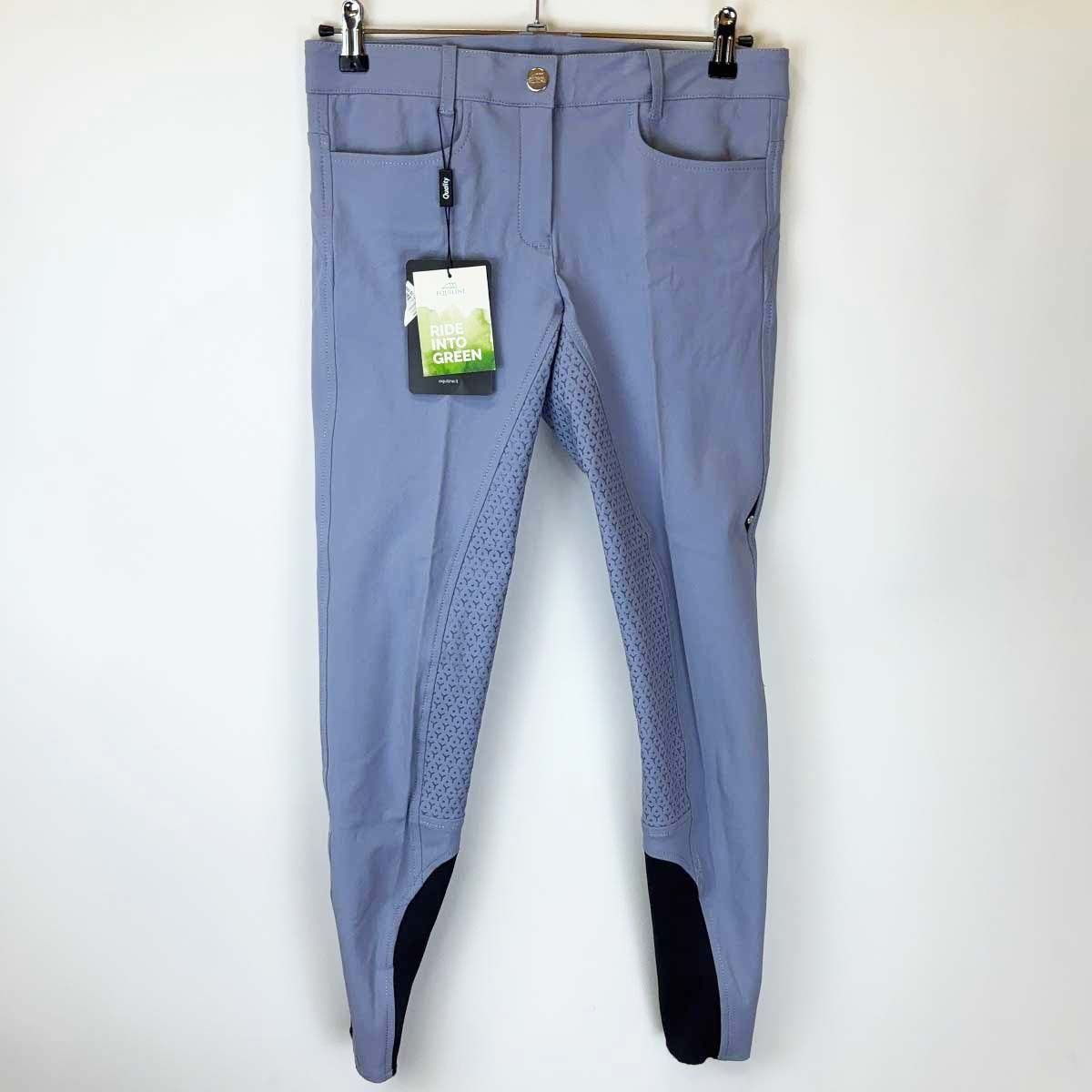 エクイライン キュロット パンツ フルグリップ 46 ライトブルー N 08875 レディース 乗馬ズボン 馬術