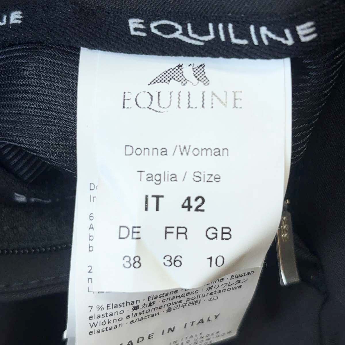  エクイライン GEMMAG キュロット パンツ フルグリップ 42 ブラック N 08923 レディース 乗馬ズボン 馬術 キュロット 乗馬