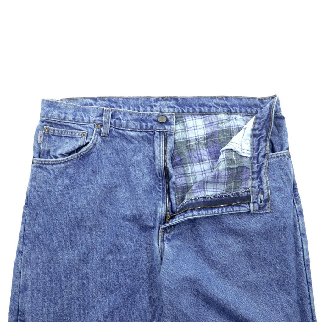 carhartt USA製 フランネルライナー デニムパンツ ジーンズ XL 