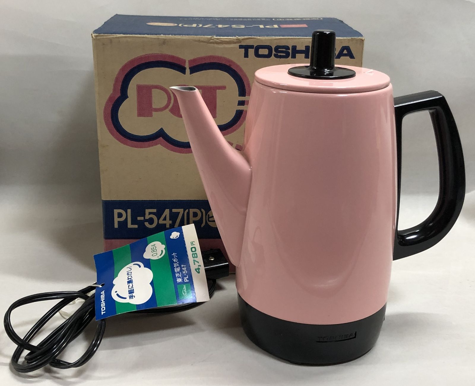 美品◇TOSHIBA 東芝 電気ポット PL-547（P) ピンク - メルカリ