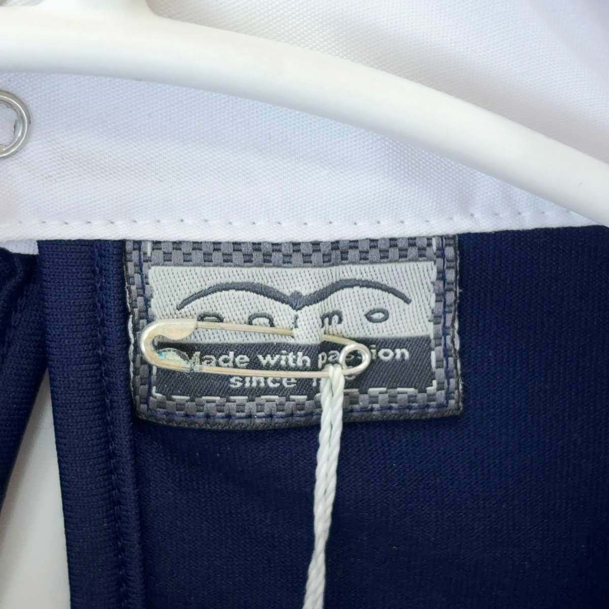 ANIMO アニモ BUKEF コンペティションシャツ 半袖 ライディングシャツ 40 ネイビー レディース 乗馬 馬術