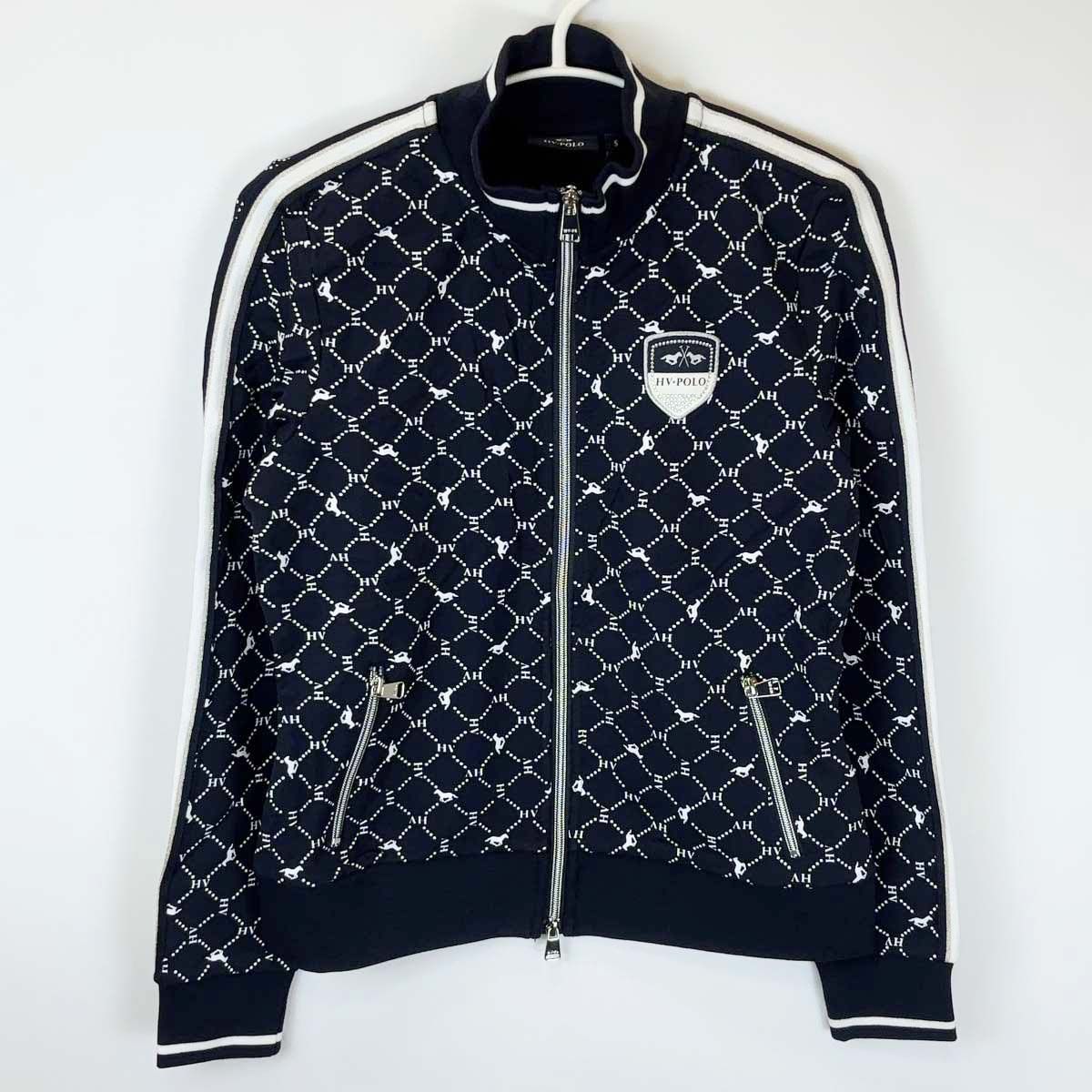 HV POLO ジップアップジャケット Sweater with zip Cleo S ネイビー 121306 レディース 乗馬 馬術
