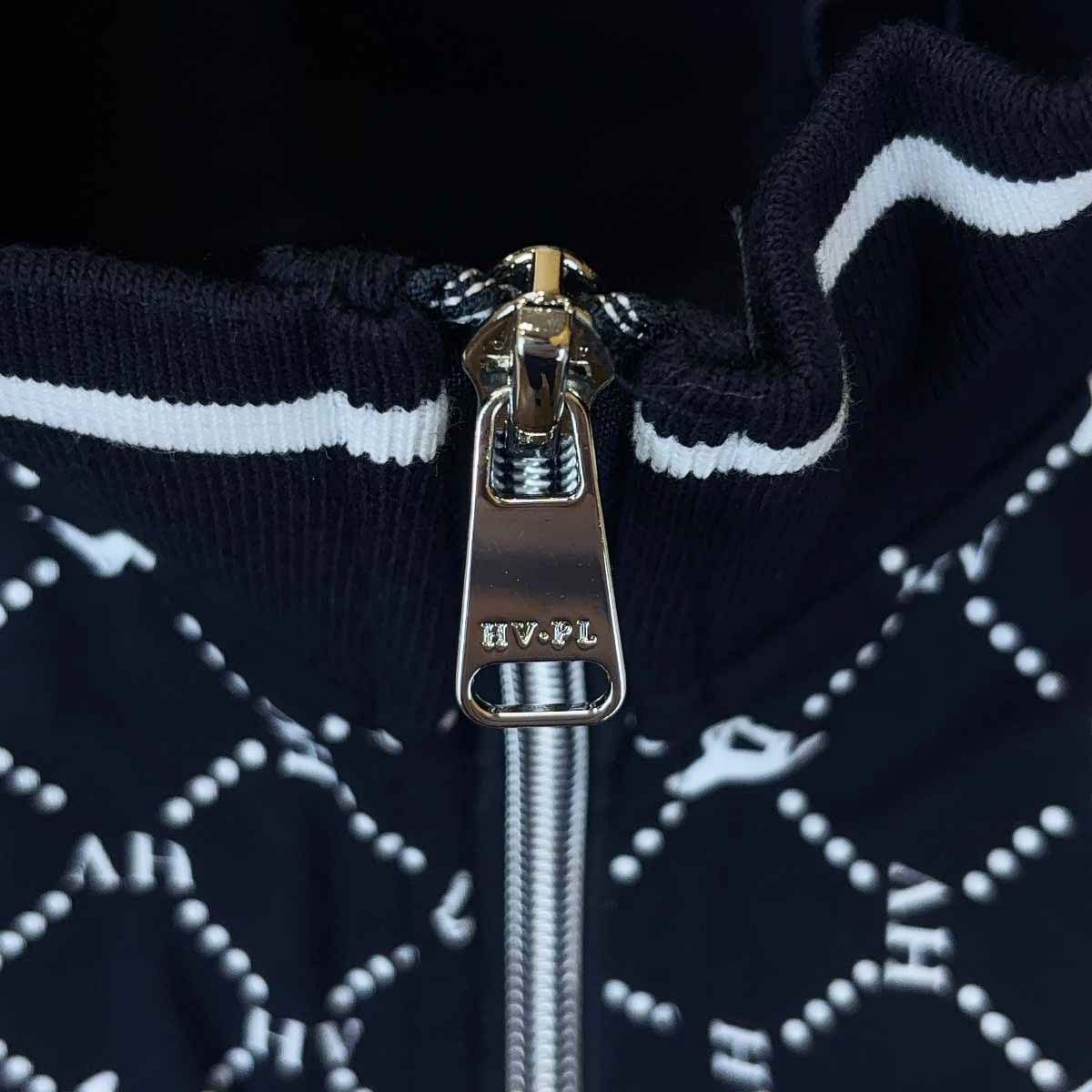 【未使用】HV POLO ジップアップジャケット Sweater with zip Cleo S ネイビー 121306 レディース 乗馬 馬術 未使用】HV POLO ジップアップジャケット Sweater with zip Cleo S