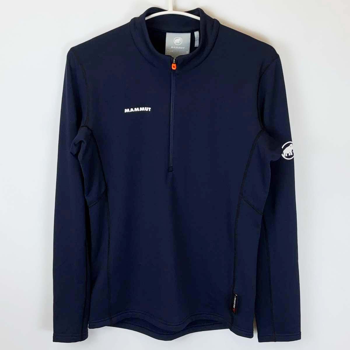 マムート エナジー ミッドレイヤー ハーフ ジップ プル アジアンフィット M ネイビー 1016 01130 レディース MAMMUT