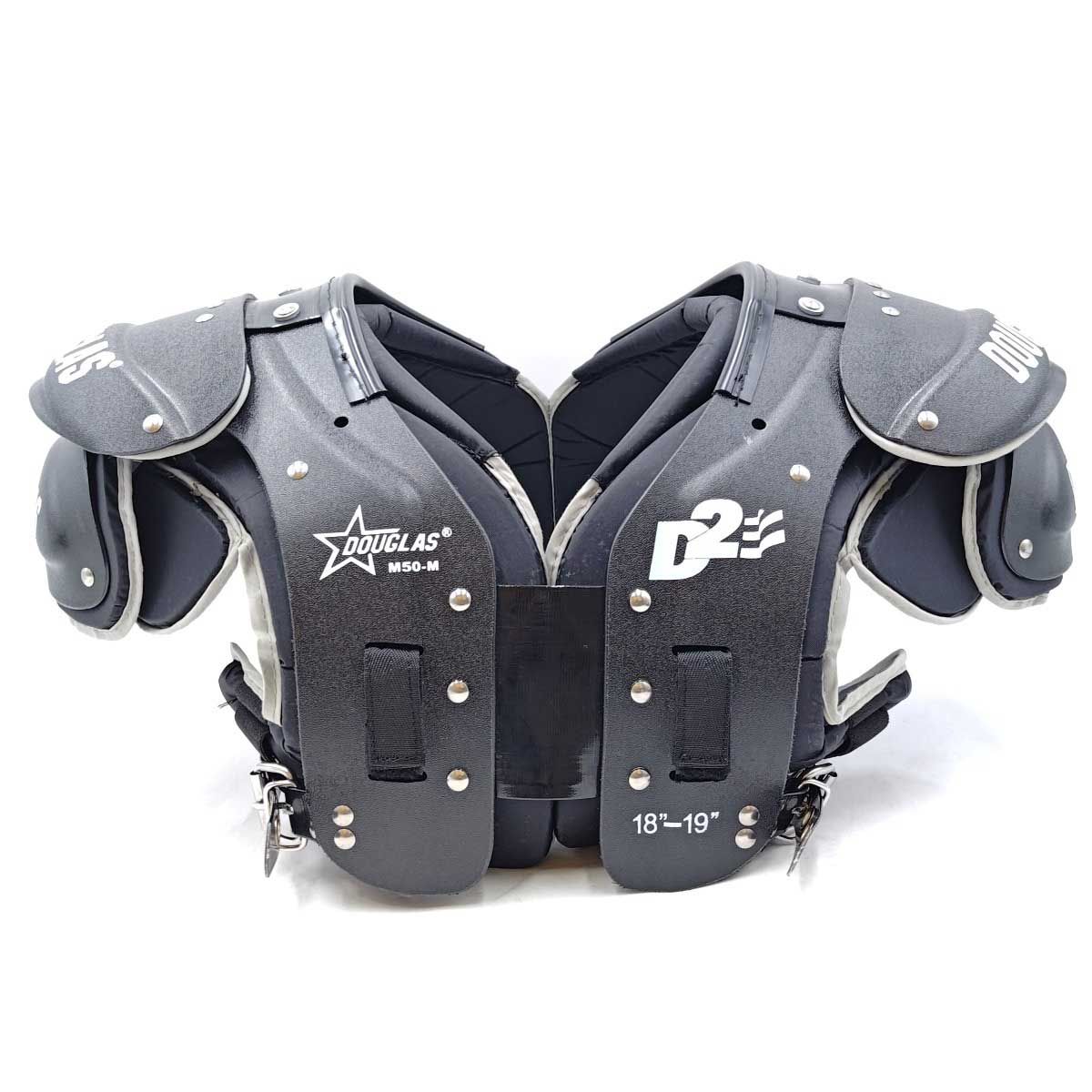 ダグラス ショルダーパッド Destroyer 2.0 M 50 OL DL TE用 ブラック DOUGLAS アメフト アメリカンフットボール