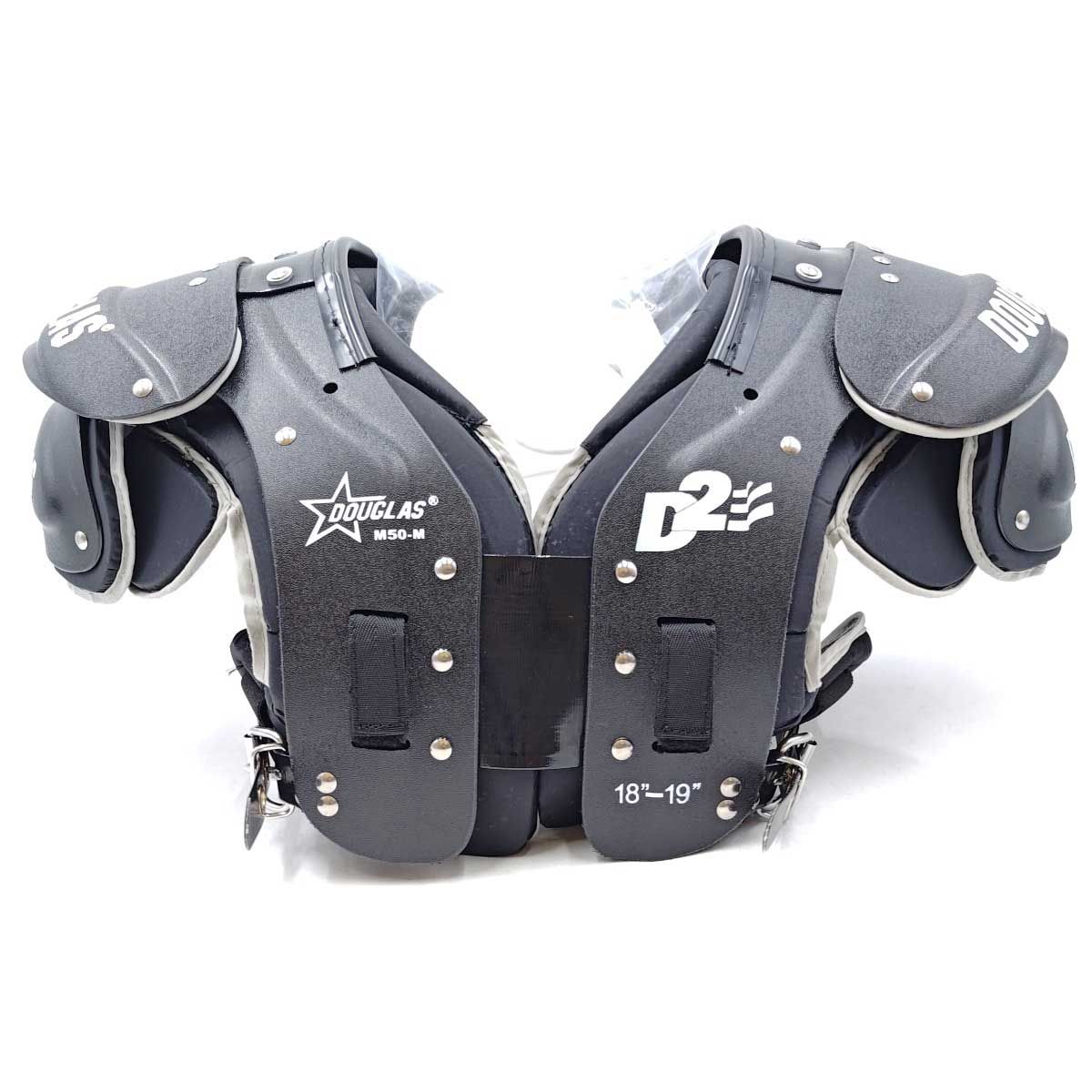 ダグラス ショルダーパッド Destroyer 2.0 M 50 OL DL TE用 ブラック DOUGLAS アメフト アメリカンフットボール
