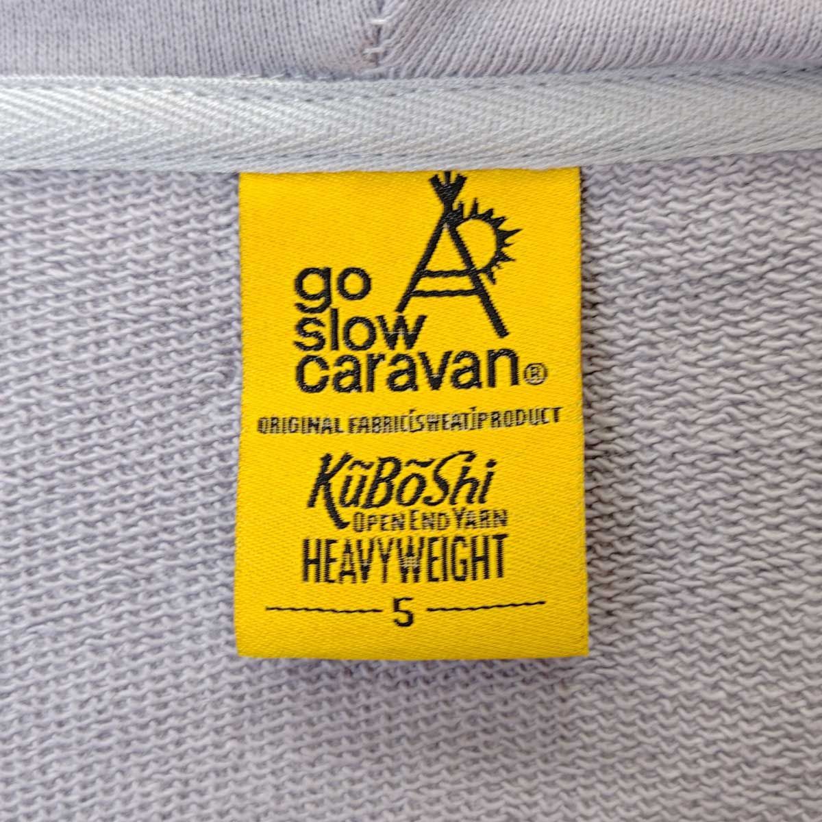 未使用】Go slow caravan クレイジー 切り替え フルジップパーカー S