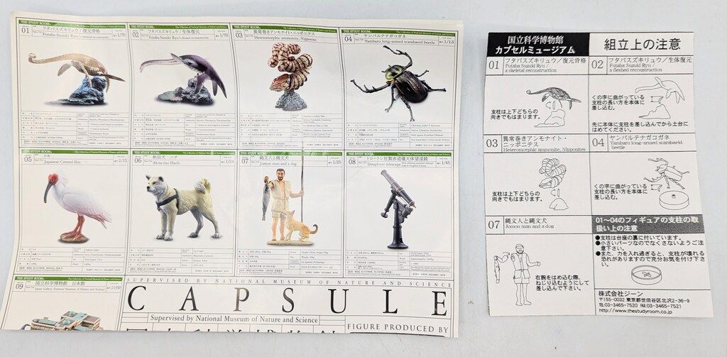 海洋堂 国立科学博物館 カプセルミュージアム 全9種セット - メルカリ