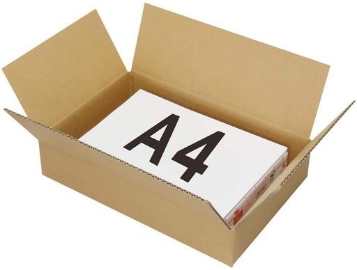 ボックスバンクダンボール引っ越し段ボール箱宅配 浅型 セットFD 28-0100-a 2