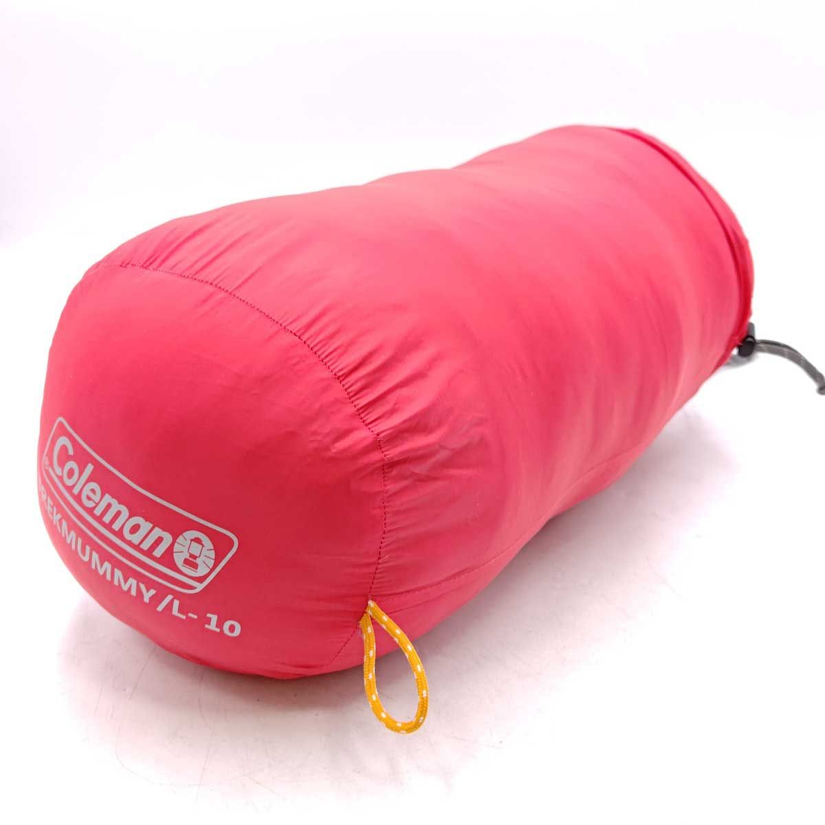 コールマン トレックマミー L-10 レッド 2000022261 Coleman シュラフ 寝袋  スリーピングバッグ スリーシーズン 登山 キャンプ アウトドア コールマン トレックマミー L-10 レッド 2000022261 Coleman シュラフ