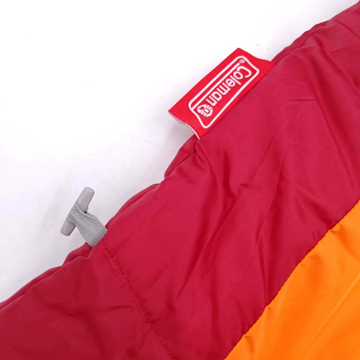 コールマン Coleman 寝袋 キッズマミーアジャスタブル オレンジ 使用2