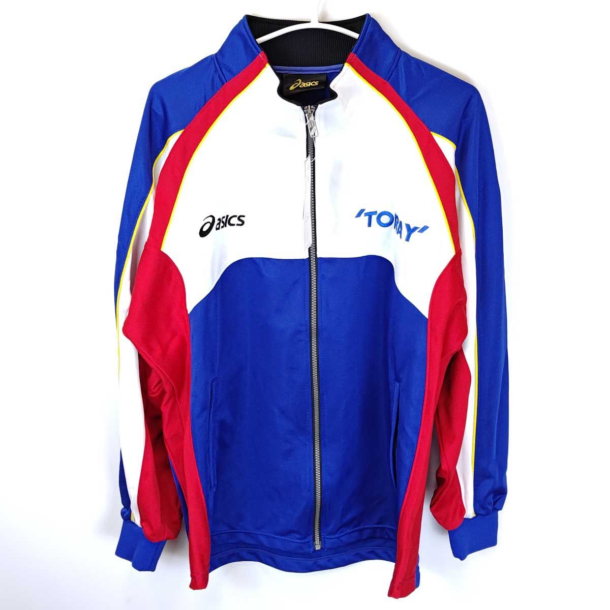 未使用】アシックス Vリーグ 東レアローズ 支給品 ジャージ 別注 L