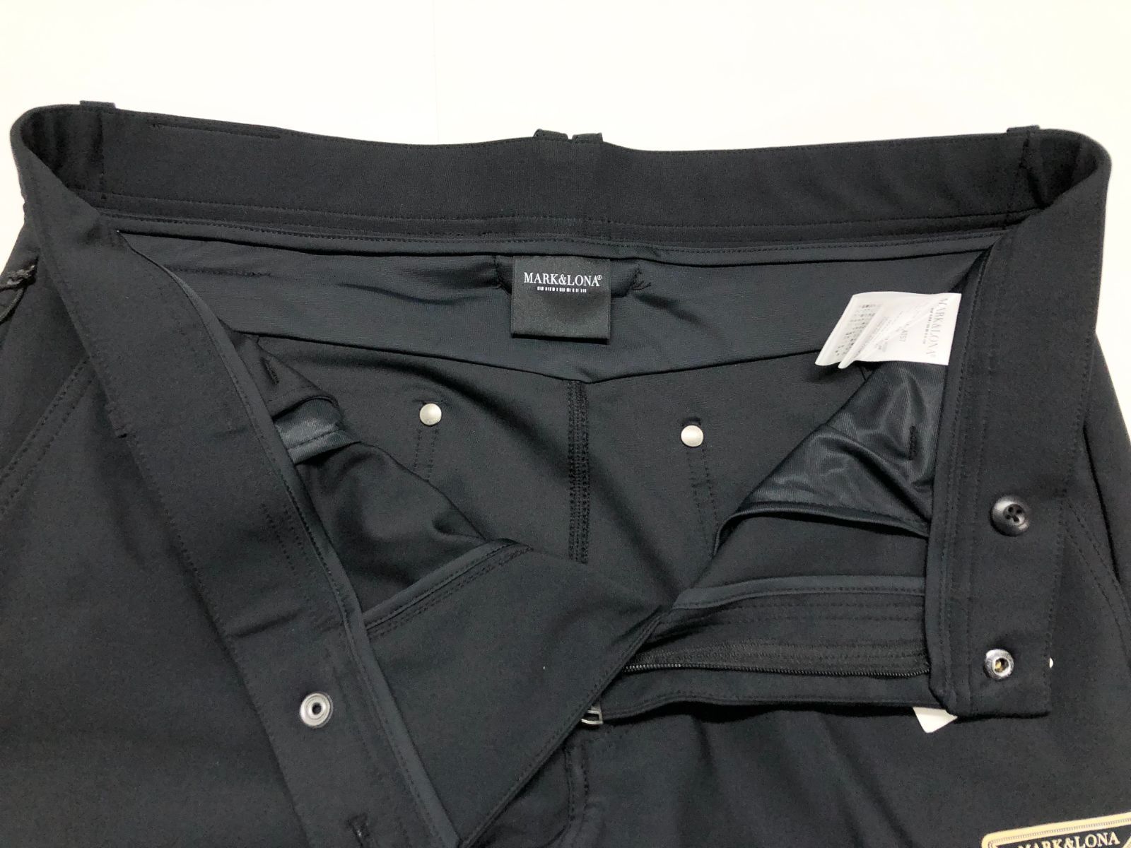 MARK LONA マークアンドロナ CD 12 HSFP パンツ 48 ブラック 大学ゴルフ用品 パンツ 