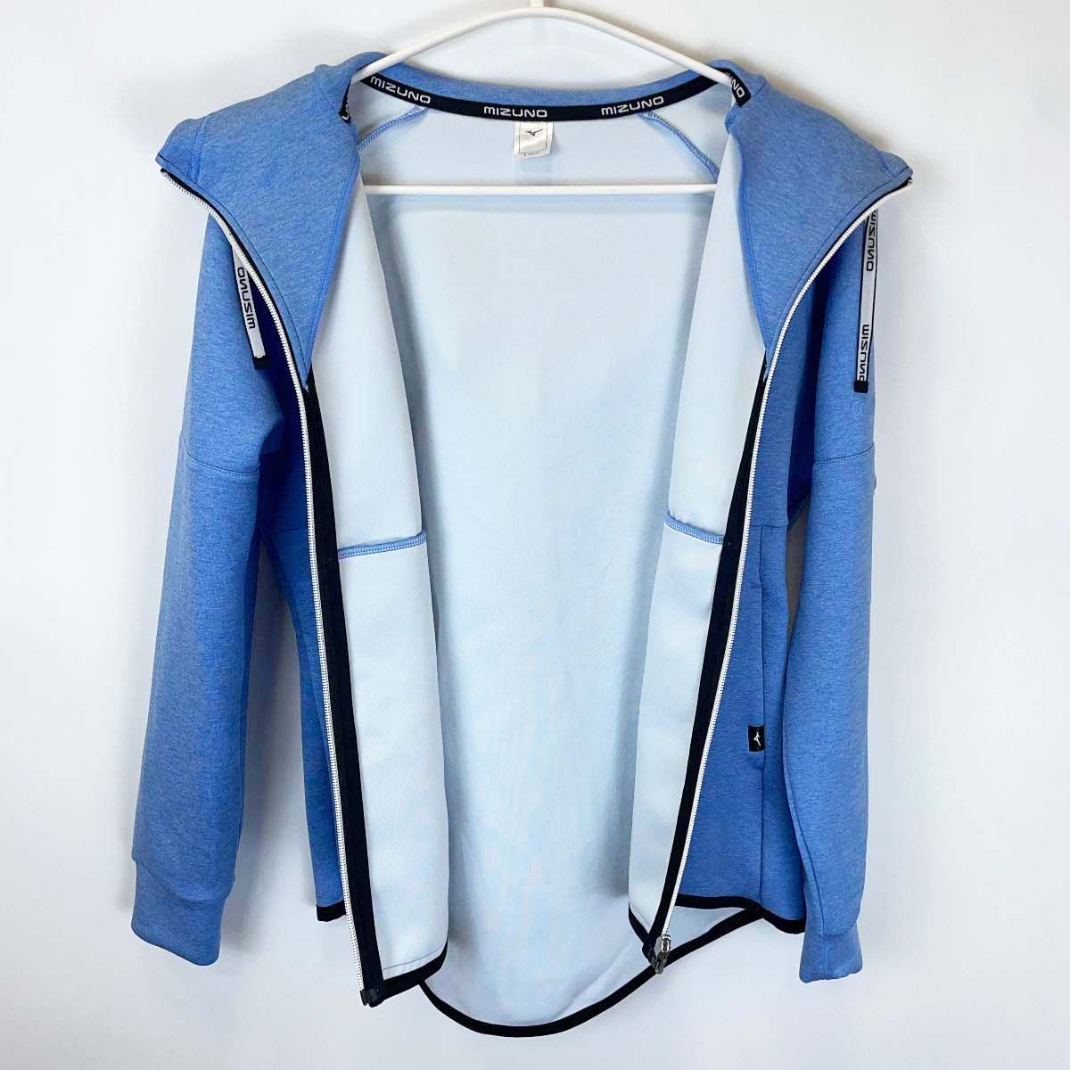 ミズノ ストレッチスウェットフーディ L パリジャンブルー杢 32MCA330 レディース MIZUNO スポーツウェア ミズノ ストレッチスウェットフーディ L パリジャンブルー杢 32MCA330