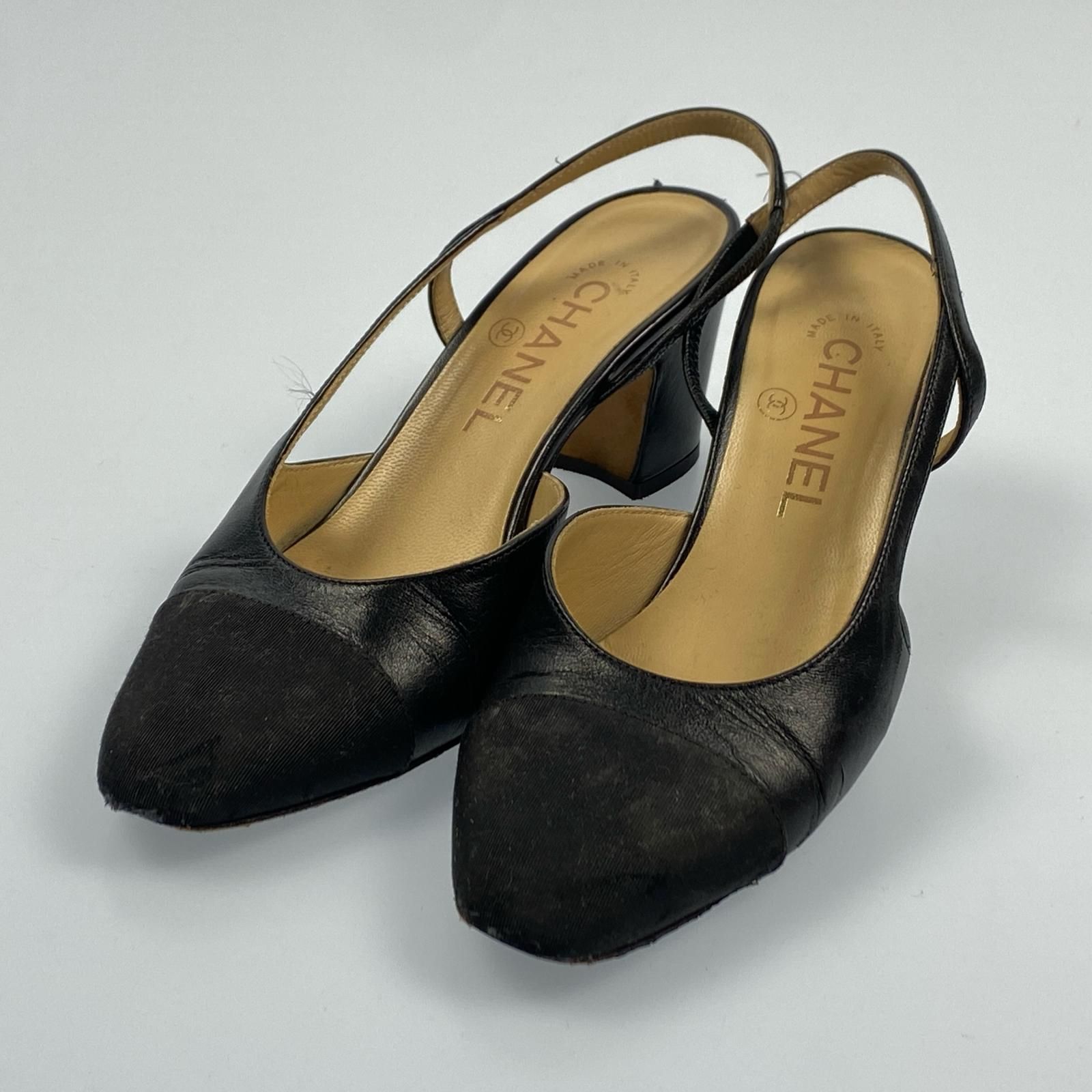 CHANEL シャネル パンプス スリングバックシューズ G 31318 EU 36.5 135