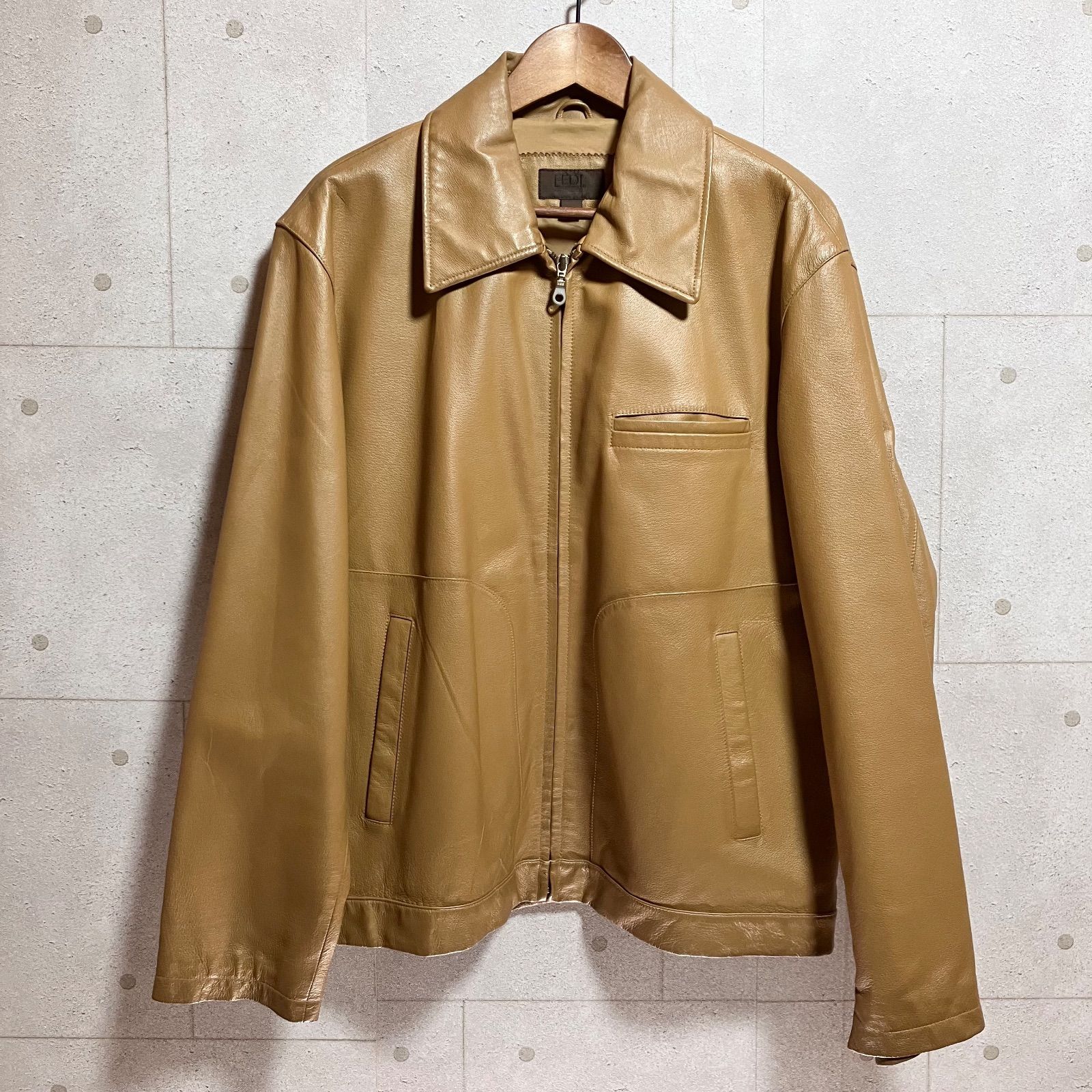 FEDI フェディ レザージャケット 豚革 ピッグスキン 本革 リアルレザー