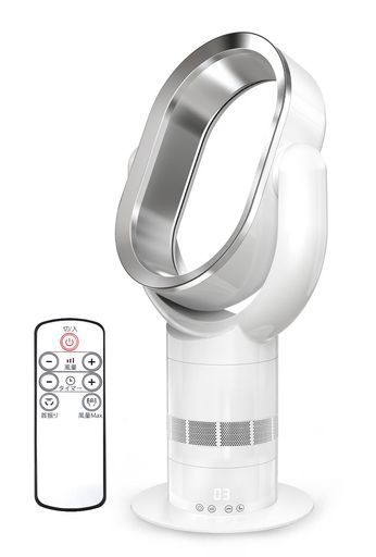 LAOGOT扇風機DCモーターはねなし扇風機タワーファン風量10段階調節 ワンタッチで風量MAX 首振り上下左右360°調整 1-9切りタイマーリモコン付き優しい風省エネお手入れ簡単冷風扇リビ