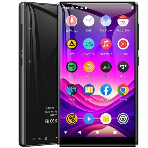 MECHEN 5インチMP 3プレーヤー64 GBTFカード付きAndroid 9 0音楽プレーヤーWIFIBluetooth搭載ミュージックプレーヤー3 GB 16 GB内蔵 MP 4プレーヤー1080 pHD