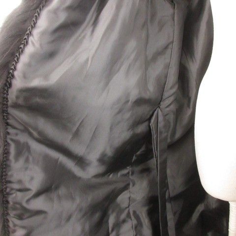  サガフォックス SAGA FOX 銀サガ ファーコート フォックス 毛皮 ロング丈 11 黒 ブラック AH 22 GY 18 毛皮 ファーコート ジャケット アウター