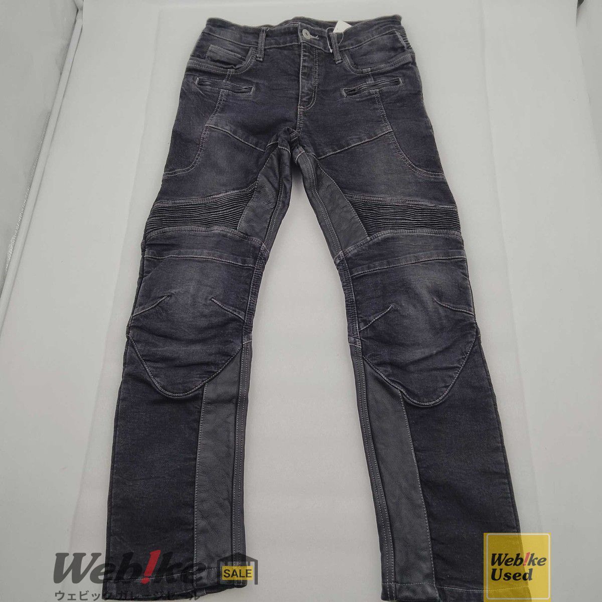 DEGNER DP 27 BK 本革デニムガード付きデニムパンツ サイズ L