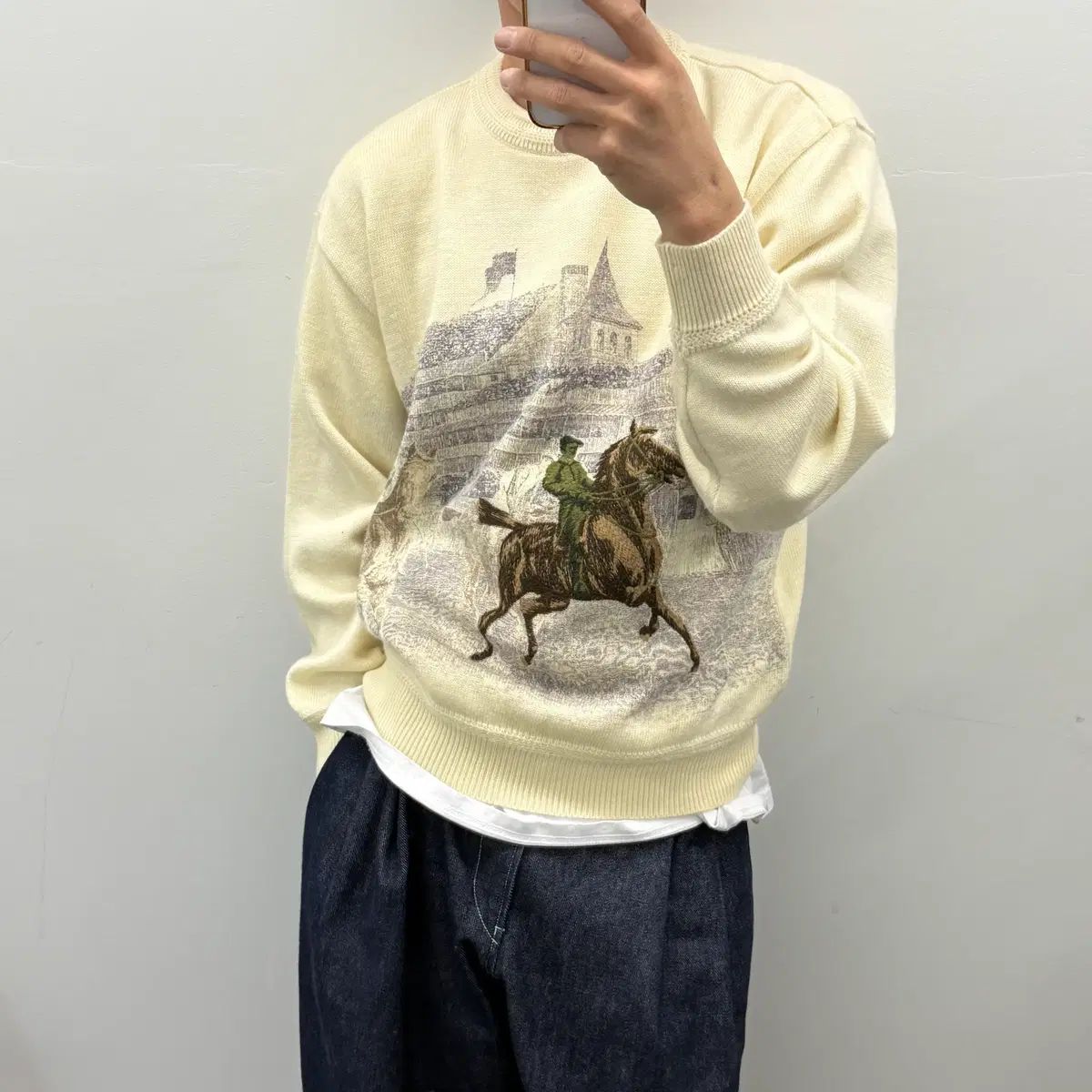 SUPERIOR ニット スウェット 長袖Tシャツ
