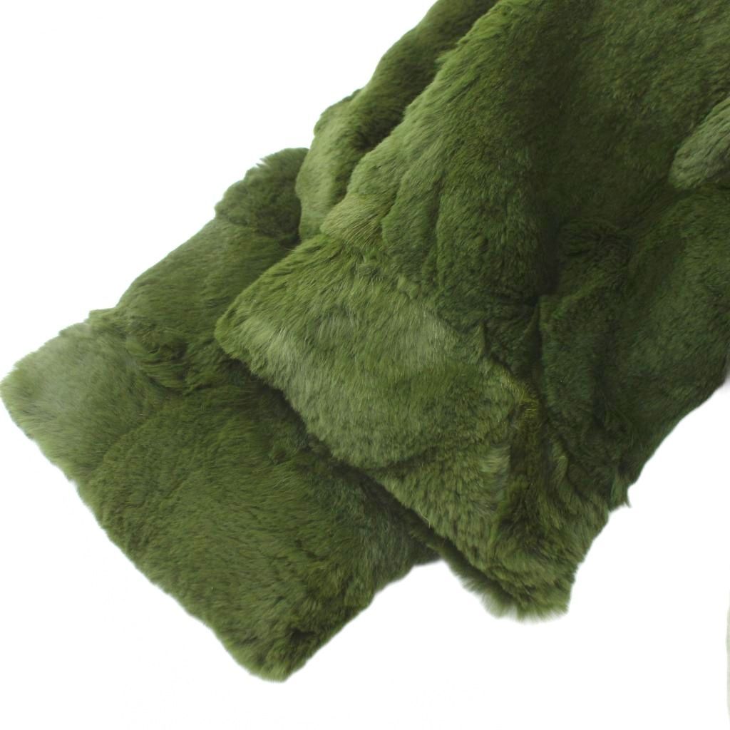 ノーブランド シェアードミンク ファーコート ショート丈 アウター