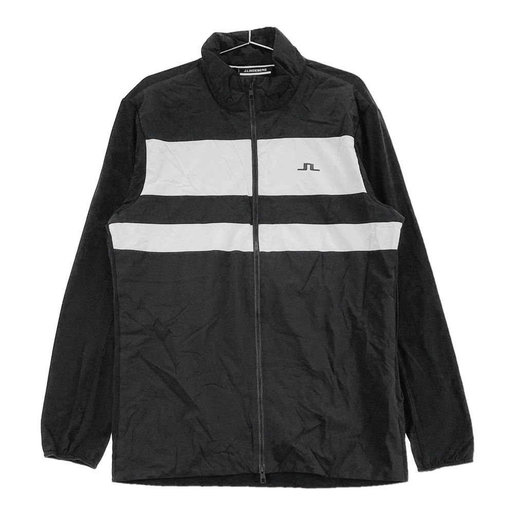 サイズ L J ジェイリンドバーグ 中綿切替 ジップジャケット ブラック系 ゴルフウェア メンズ ストスト