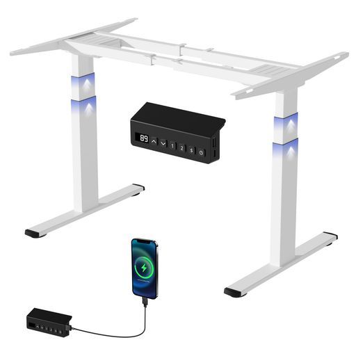 電動昇降デスクデュアルモータースタンディングデスク電動式昇降デスク脚3段式脚タイプパソコンデスクオフィスワークテーブル人間工学ゲーミングデスク電動昇降デスク脚のみ