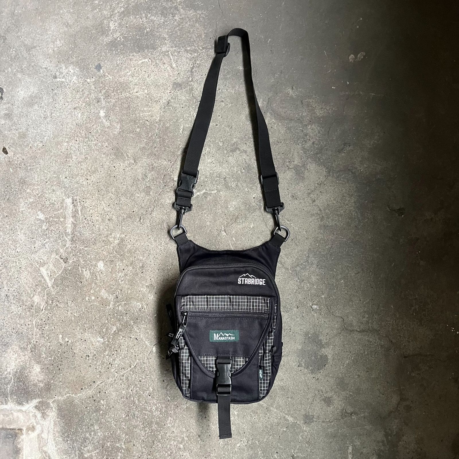 MANASTASH STABRIDGE Travel Bag 黒 スタブリッジ MANASTASH STABRIDGE Travel Bag 黒 スタブリッジ マナスタッシュ