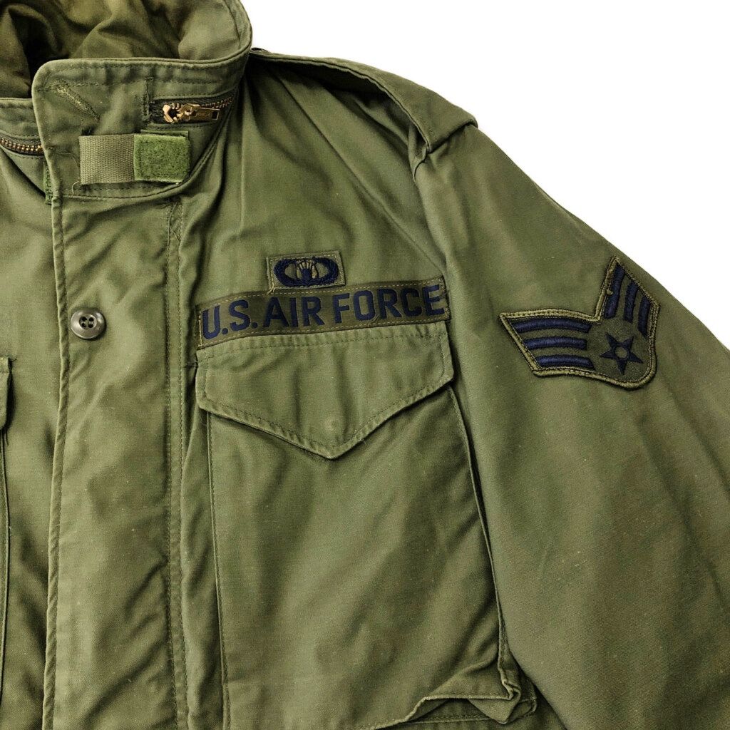 70年代 米軍実物 U.S.ARMY M-65 フィールドジャケット 3rd ヴィンテージ ミリタリー(メンズ SMALL REGULAR)中古 古着 X0235