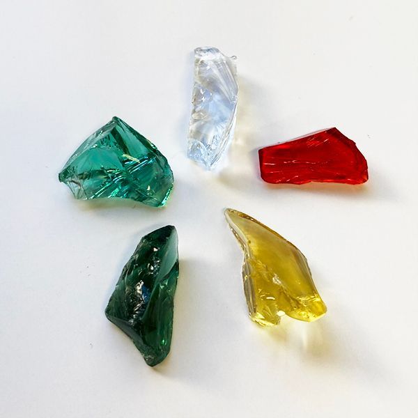 アンダラクリスタル5個セット〈アクセサリー作りに最適〉 送料無料